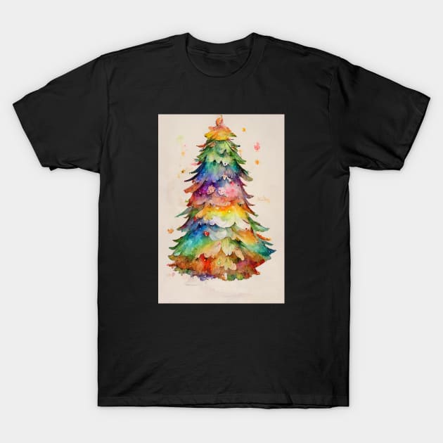 Christmas tree T-Shirt by Art8085